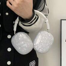 Étui d'écouteurs à motif de coquillage coloré, coque de protection anti-poussière décontractée pour usage quotidien - Multicolore - Voir 6