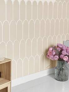 4/10 张即撕即贴防溅墙面装饰瓷砖，升级加厚设计，12 英寸 X 12 英寸自粘乙烯基墙砖，适用于厨房、浴室、房车、家居装饰墙纸墙贴房间装饰卧室客厅装饰 - 彩色 - 查看 10