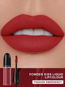 MAC Powder Kiss 液体唇彩 - 977 FASHION EMERGENCY - 0.17 盎司 - #977 FASHION EMERGENCY - 查看 8