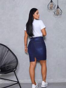 SAIA JEANS EVANGÉLICA COM FLORAL