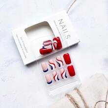 Petite Press On Nails Extra Short French Tip Fake Nails Nude Stick On Nails Cute French Tip Glue Nails Gloss False Nails Reusable Artificial Nails For Women Manicure Art - 12 - 查看 2