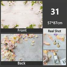 3D双面摄影背景 57*87厘米 照片背景道具 产品食品拍照装饰配件墙纸