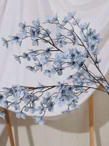 1pc Artificial Long Branch Flower, Apple Blossom, Fake Flower, For Party, Wedding Decoration, DIY Flower Arrangement, Gathering, Hotel, Flower Shop, Living Room, Bedroom, Dining Table, Garden And Home Decor