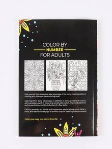 1 Libro de colorear para adultos: 75 ilustraciones hermosas, diseñadas para proporcionar diversión, relajación y alivio del estrés a los adultos a través de experiencias de colorear, que cubren temas como flores, animales, mandalas, paisajes naturales, adecuado para el regreso a la escuela y útiles de aprendizaje. - Multicolor - Ver 10