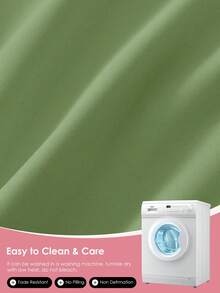 Bộ chăn ga gối 3/4 món màu trơn, mềm mại, thoải mái, thoáng khí, chất lượng cao cấp như khách sạn, thích hợp cho mùa hè. Có các kích cỡ đơn, đôi, queen, king. Bao gồm 1 hoặc 2 vỏ gối, 1 ga trải giường và 1 ga bọc nệm. Lý tưởng để trang trí phòng và làm quà tặng, phù hợp cho gia đình và ký túc xá. Màu xanh ô liu, đạt chứng nhận Oeko-Tex. - Xanh nhạt - Xem 8