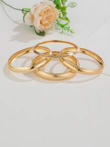 7 Pcs Chunky Wheels Metal Cuff Bangles Bracelets Set , Women Bracelets Set , Stacked Bangles Jewelry For Women , Chunky Wheels Cuffs Bangle Set