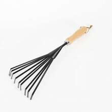 Portable Gardening Tools Micro Landscaping Rake Non-Slip Wood And Transplanting - 04566 - View 5