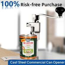 Commercial Can Opener Heavy Duty For 11100, Industrial Can Opener For 10 Cans, Manual Can Opener With Plated Steel Base Stainless Steel Blade For Cans Up To 11" Tall - Nhiều màu - Xem 11