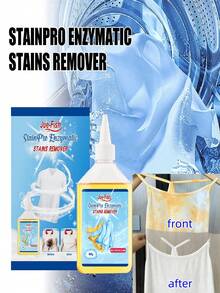 Jue-Fish 260g Biological Enzyme Cleaning Agent, It Can Quickly Remove Stains From Clothes, And Is Also Suitable For Any Fabric Sofa, Carpet, Clothing, Textile Products, Silk, Etc. It Effectively And Thoroughly Cleans Clothing Stains, Emits A Fragrance, And Leaves Clothes Bright And Clean As New.