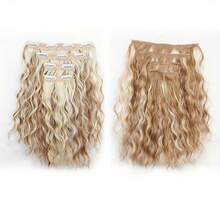 12 Inch Piece Hair Clip With Multiple Colors, Firmly Fixed And Not Easy To Loosen, Suitable For Women To Wear In Various Occasions All Saints' Day - Multicolor - View 7