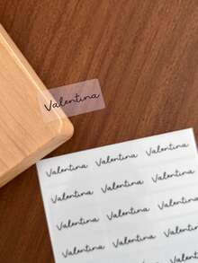 180pcs 3 * 1.5cm Personalized Custom QR Code Sticker Label, Circular Custom Sticker With Text Or Logo, Custom Label For Packaging, Office, And Gatherings,School Supplies,Back To School - White Sticker - View 3