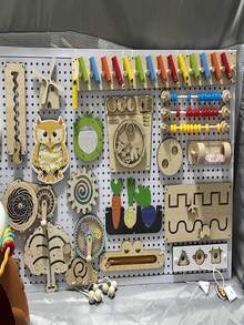 إطار سلم تسلق لوحة كسرة مبكرة التعليمية للأطفال، ألعاب تجميع لوحة المباراة لأعمار من 2-3 سنوات