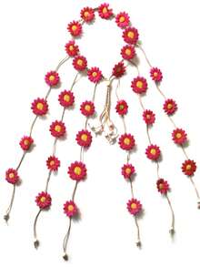 1 件女士波西米亚多色雏菊花环头带，旅行和假日发饰，节日服装装饰万圣节