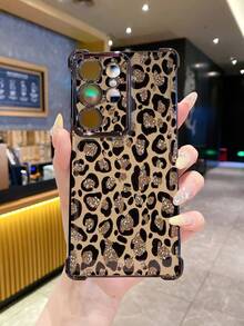 1个棕色豹纹防摔电镀摄像头保护手机壳，兼容苹果、Infinix、OPPO、vivo、realme等品牌，国际版，非国内版 - 黑色 - 查看 8