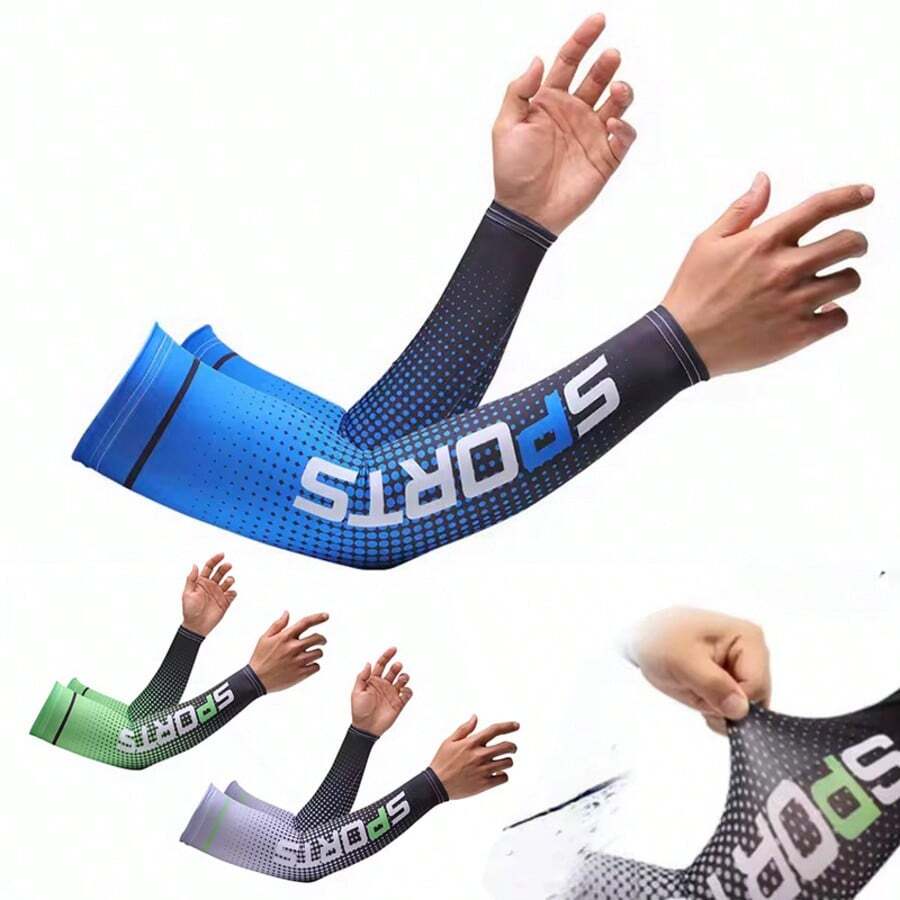 LOTANK Summer New Outdoor Sports UV Protection And Sun Protection Arm Sleeves Running Fishing Cooling Sleeves Cycling Equipment