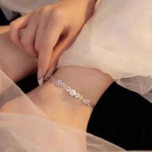 S925 Sterling Silber feines dreischichtiges Glückskugel-Charm-Armband für Mädchen und Frauen & Musikfestivals, ideal als Valentinstag & Ganzjahres Geschenk