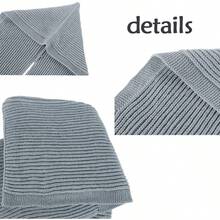 SIQITECHNO Winter Women Hooded Scarf Knitted Hooded Long Scarf Large Head Wrap Scarves For Women Lightweight Warm Shawl - iii - View 5