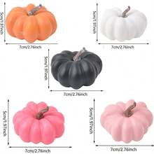 1 Stück / 8 Stück / 16 Stück Halloween DIY Simulation Kürbis Schaumstoff Fake Kürbis Dekoration, Herbst Kürbis Set Thanksgiving Kürbis Dekoration Herbst Künstlicher Kürbis Realistischer Schaumstoff Kürbis