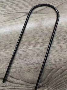 10/20/50 件 U 型镀锌花园帐篷钉，适用于草坪、草皮、植物的地钉 - 彩色 - 查看 7