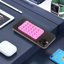 Silicone Suction Cup Phone Holder, Double-Sided Suction Cup, Multi-Functional Adhesive Back, Anti-Slip Hands-Free, Suitable For Shower Mirror, Car Selfie And Video Shooting, Compatible With IPhone, Android Phones, Birthday Gift, Phone Holder For Family And Friends, Phone Accessories