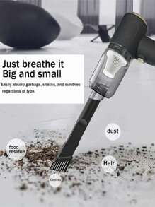 Mini Portable Vacuum Cleaner Nail Dust Remover, Nail Art Cleaning Wireless Handheld Vacuum With Brush Motor 4500PA High Power And TypeC, For Nail Art, Car,Office And Home Cleaning, 1200mAh