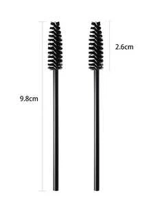 100 Stücke/50 Stücke/30 Stücke/20 Stücke/2 Stücke Einweg-Wimpernbürsten, Mascara-Bürsten, Wimpernbürste, für Wimpernverlängerungen, Augenbrauen, Lidschatten, Make-up Zubehör Set, Augenbrauenbürste, Lidschattenbürste, Bürste, Geschenke - Schwarz - Übersicht 6