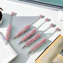 5pcs DIY Bead Pen New Full Diamond Bead Pen Creative Pen Bead Pen - 棕色 - 查看 7