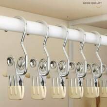 Grucce con clip per appenderee pantaloni e gonne, morsetti pratici per riporre gli indumenti, mollette per appendere i vestiti in casa