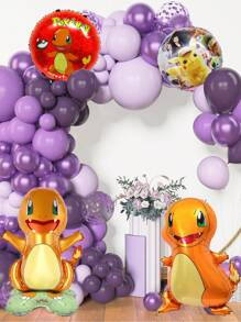 pokemon Pokemon Pikachu Arch Balloon Theme Set, Birthday Theme Balloon Set, Party Event Decoration, Wedding Birthday Decoration, Wedding Ceremony Decoration, Balloon Chain, Party Supplies, Party Balloons Christmas, Halloween, Festival Supplies, Festival Decorations, Thanksgiving, Back-To-School Season, Autumn And Winter