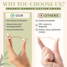 Natural Cotton Swabs Ears – 500 Pack – Qtips With Carbonized Durability –, & Vegan –% Cotton Ear Swabs Organic (Drawer Box)