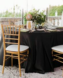 FXKS 8 Pack Round Tablecloth 120 "Round Polyester Tablecloth With Washable Fabric Stains And Anti-Wrinkle Tablecloth Round Table Clothing, Weddings, Banquets, Receptions, Dining