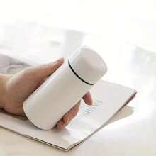 1pc 160ml/5.41oz 304 Stainless Steel Vacuum Flask, Portable Pocket Tumbler, Suitable For Outdoor Camping And Hiking