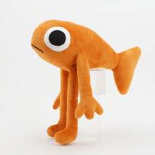 Juguete de peluche de 23cm del personaje Kawaii Le Poisson Steve, muñeco de peluche lindo de anime y videojuegos, colección de muñecos de dibujos animados, regalo de cumpleaños, Navidad, Halloween, juguetes para niños, decoración del hogar