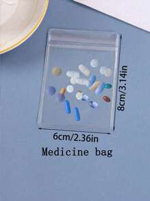 1pc Portable Travel Medicine Box, Summer Waterproof Storage Box, Dust-Proof And Moisture-Proof Pill Box, Reusable Medicine Storage Box, Suitable For Both Men And Women, Vitamin Supplement Storage, Suitable For Travel, Business Trips, Summer Beaches, Beach Family Outings, Outdoor Office Work, Returning To School, Christmas Gift-Giving