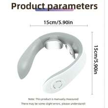 USB Rechargeable Deep Tissue Neck & Back Massager, 16 Intensity Levels, With Heating Function - Suitable For Portable Massage On Neck, Back And Shoulders, For Home, Office And Travel, Perfect Gift For Parents And Elders, Ideal For Relaxation - Multicolor - View 11