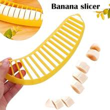 Banana Slicer - Quick And Safe Banana Cutter For Even Slices, Easy Kitchen Gadget For Kids And Adults, Perfect For Snacks, Fruit Salads, Desserts And Meal Prep