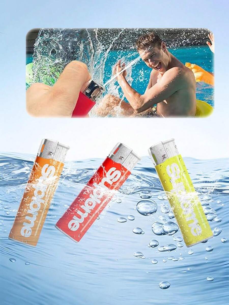1/3pcs Water Squirt Lighter, Realistic Gag Lighters That Can Bring Harmless Fun And Casual Pranks, Suitable For Magic Props/Pranks/Small Gifts/Parties/Weddings/Swimming Pools