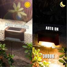 32/24/16/12/8/4-Piece Outdoor Solar Garden Lights – 1 LED Solar Illumination, Suitable For Home Garden Decor, Stairs, Terraces, Fences, Courtyards, And Wall Decorations – Auto On/Off, Durable, Easy To Install, Warm White Light