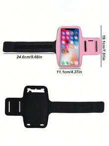 2pcs Multifunctional Key Holder Water-Resistant Arm Band Pouch, Outdoor Running Hiking Cycling Sports Touchscreen Arm Sleeve - Multicolor - View 5