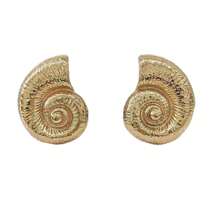 1 par de pendientes exagerados con diseño de concha marina, estilo de joyería de moda para vacaciones en la playa, para mujeres
