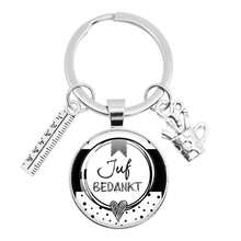 1 件玻璃教师钥匙扣，适合最可爱的老师，教师感谢礼物学校汽车配件可爱哥特 Y2k