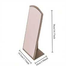 1pc New Design Multi Color Erect Shaped PU Necklace Jewelry Display Rack For Counter Display, Jewelry Display And Showcase, Selling Necklace, Ewelry Necklace Tabletop Display, Suitable For Necklaces, Bracelets, Long Chains