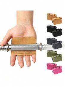 Guantes de vaca antideslizantes con almohadillas de tela tejida antideslizante, adecuados para entrenamiento de fuerza, gimnasia y dominadas, proporcionan protección para la palma para actividades de fitness y deportes. Accesorios de fitness, deportes, gimnasio, entrenamiento en casa, guantes de fitness para mujeres, guantes de boxeo, guantes de fitness, guantes de gimnasio, guantes de fitness para hombres