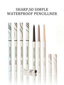 Clio Sharp So Simple Waterproof Eyeliner Pencil 02, Smooth Application, High Pigmentation, Long-Lasting And Smudge-Proof, Self-Sharpening, Easy To Apply, Beginner-Friendly, Suitable For Daily And Occasion Makeup, Korean Cosmetics, 0.14g/0.005oz - 02 - View 10