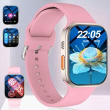 Smartwatch, Wireless Call/Dial, Multi-Sport Mode, Incoming Call Alert & Rejection, Short Message Alert, Message Alert View, Customized Wallpaper, Compatible With IOS/Andriod
