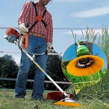 8 Inch Nylon Brushcutter Strimmer Brush Head For Moss And Path  Removal - one-size - View 9