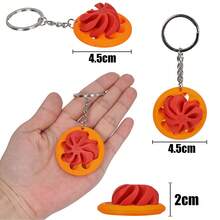 1pc Heart-Shaped Spiral Fidget Keychain, Adult Finger Toy, Helps Focus Attention And Relax, Suitable As New Year/Thanksgiving/Easter Gift, Made Of PLA Material - 1 Piece - View 15