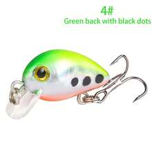 1 cái/3 cái/5 cái/10 cái - 10 màu mồi câu cá mini bằng nhựa mềm, hình sinh học, kích thước 3cm/1.6g, mồi cứng. - Nhiều màu - Xem 8