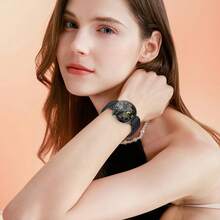 Mazoft 编织运动表带兼容三星 Galaxy Watch Band 7/FE/6/5/4/3 & Watch 5 Pro & 6/4 Classic & Gear S3/S2，20mm & 22mm 表带兼容三星手表 47mm 46mm 45mm 44mm 40mm 43/42/41mm 兼容华为