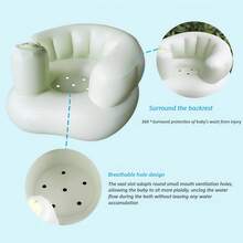 Infant Seat With Built-In Air Pump, Baby Back Support, Sofa Chair, Correct Sitting Posture, Portable Infant Birthday Chair, Floor Mat - Multicolor - View 5